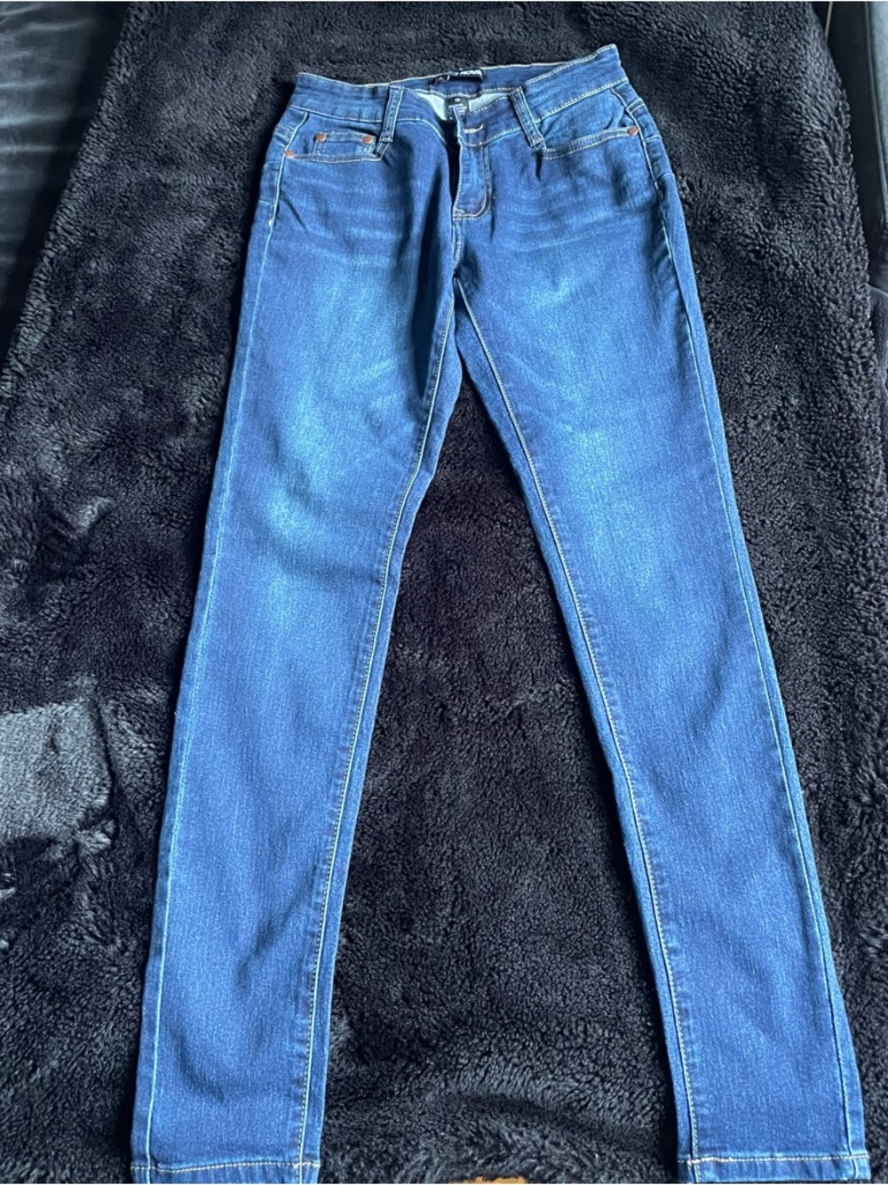 Fashion Nova Women's Blue Skinny Jeans